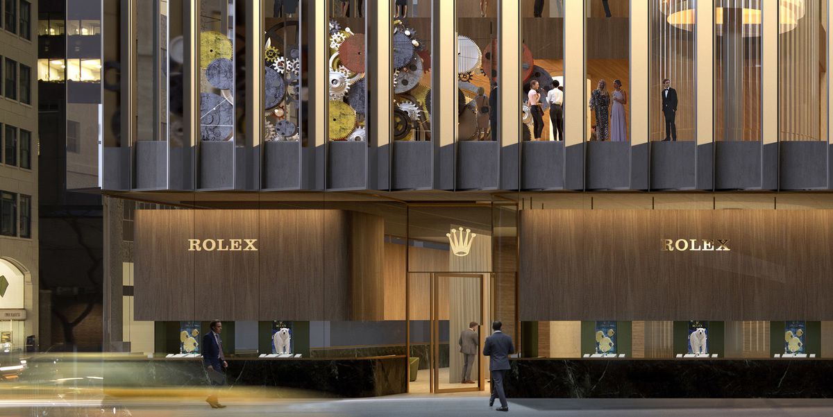 Præstation besværlige hav det sjovt The old Rolex building in midtown New York City is being replaced