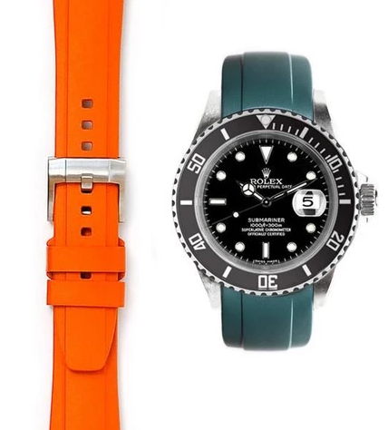 Rolex submariner rubber watch strap