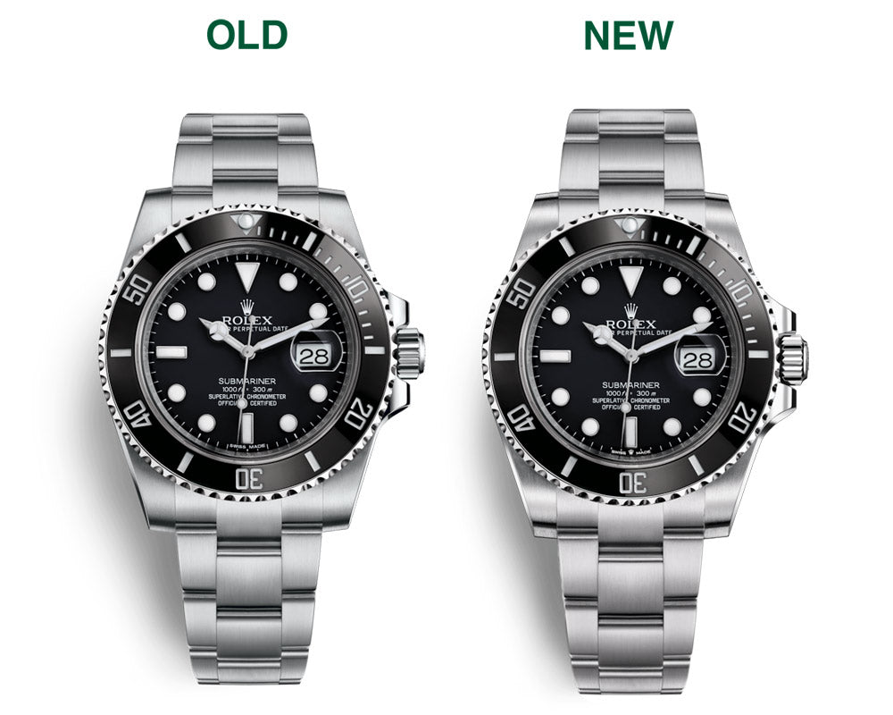 rolex submariner old vs new