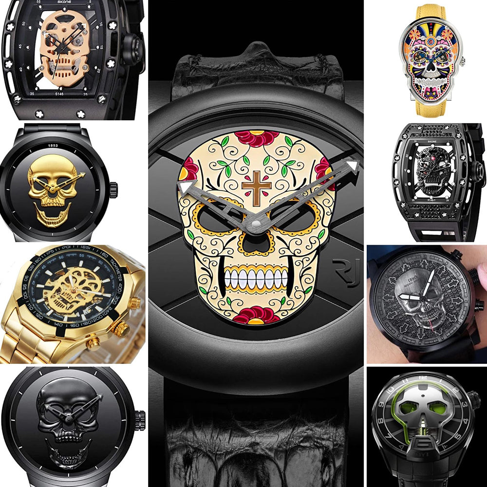 rolex skull watch