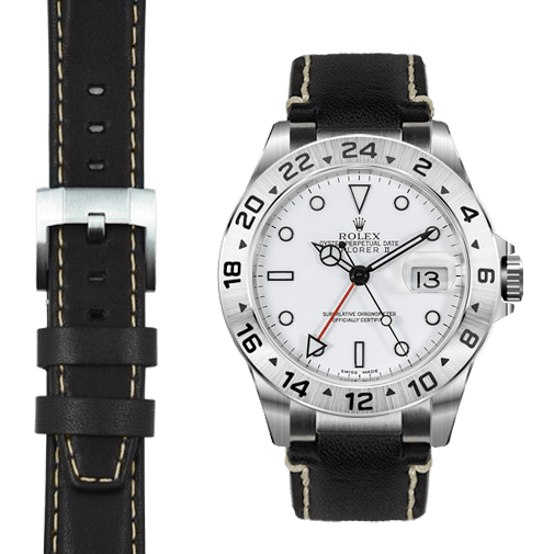 explorer ii leather strap