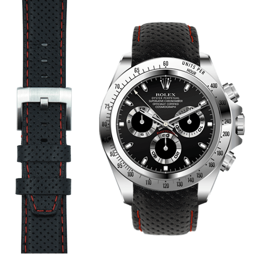 black and red rolex daytona