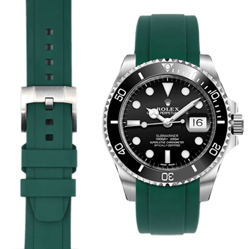 rolex hulk with rubber strap