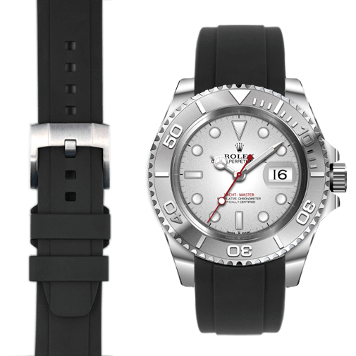 rubber strap for rolex yachtmaster