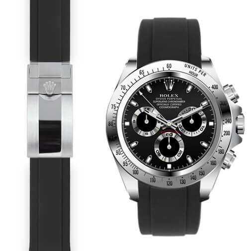 rubber strap daytona rolex