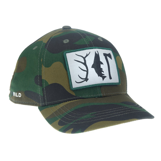 Camo Trout 5-Panel Hat – RepYourWater