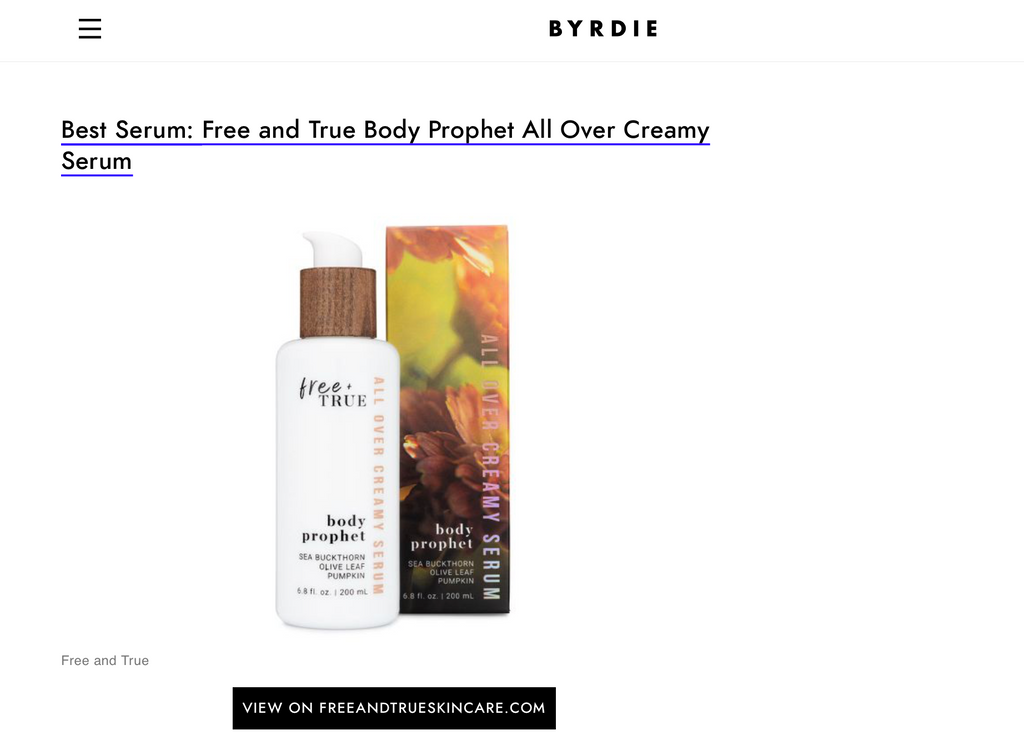 Free + True Best Body Lotion for Dry Skin 2023