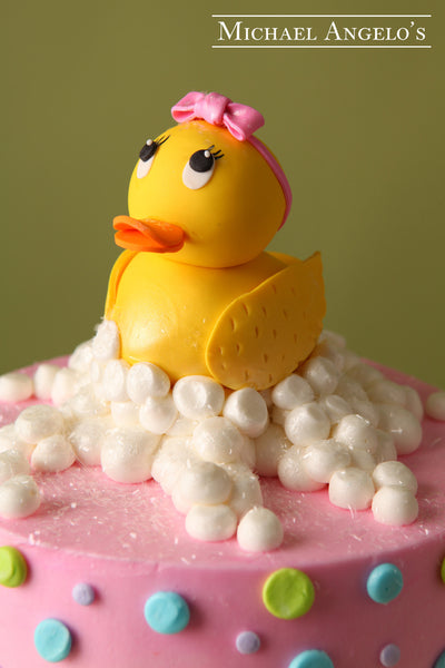 Girl Rubber Duckie #38Baby | Michael Angelo's Bakery