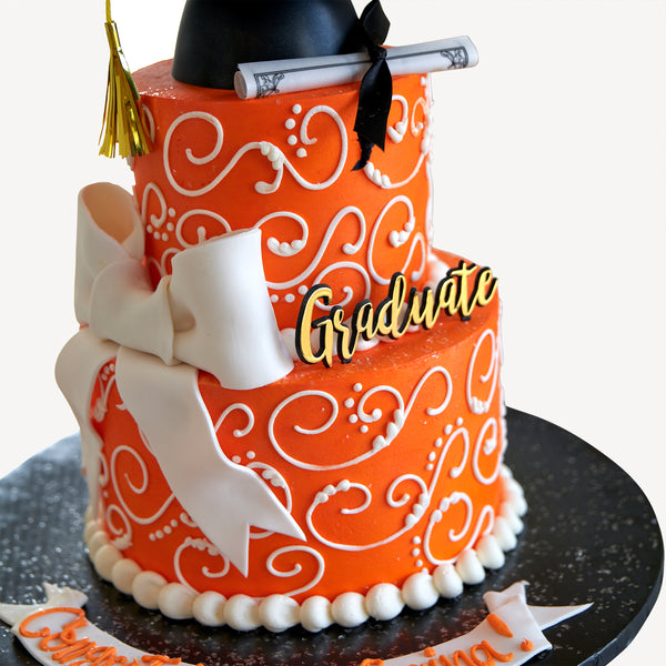 Online Cake Order - Graduation Swirl Cake #59Graduation – Michael Angelo's