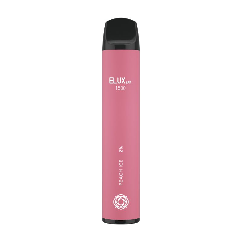 ELUX BAR 1500 Puffs Disposable Pod Device Peach Ice
