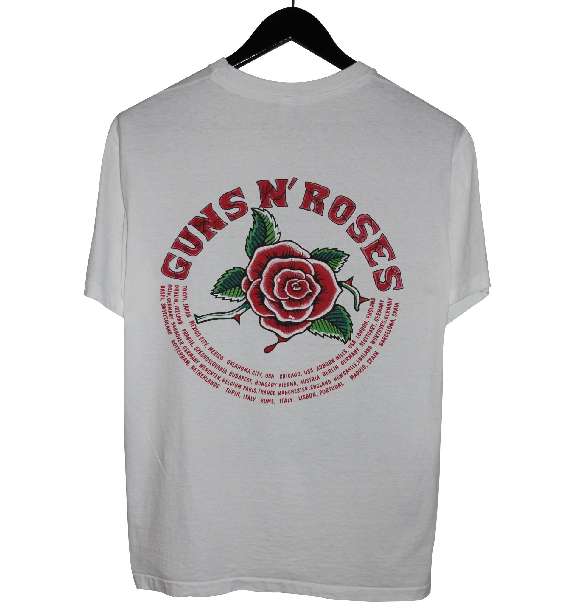 Guns N' Roses 1989 Axl Rose One In A Million Shirt – Faded AU