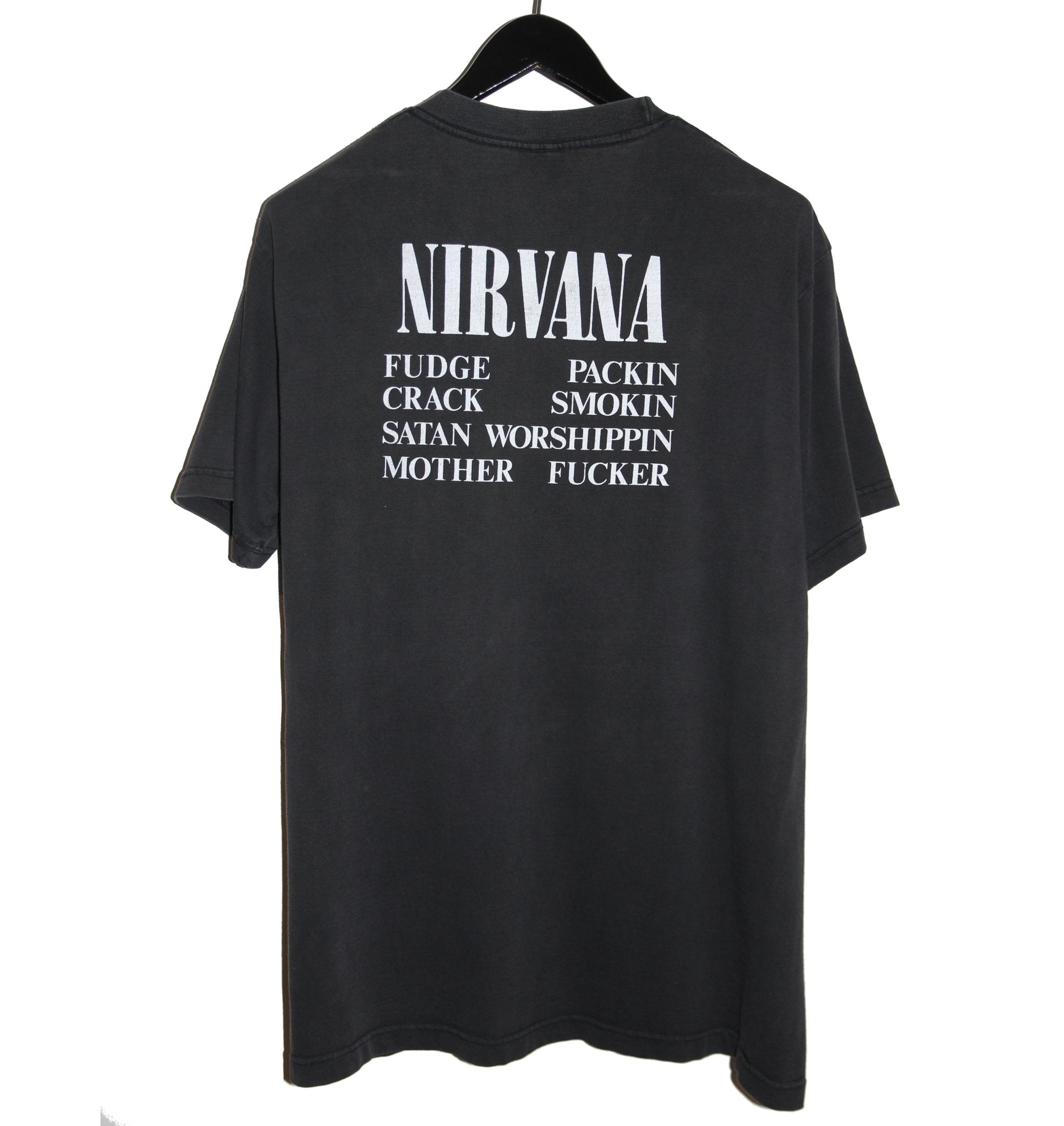 Nirvana 1993 Vestibule Shirt X-LARGE – Faded AU