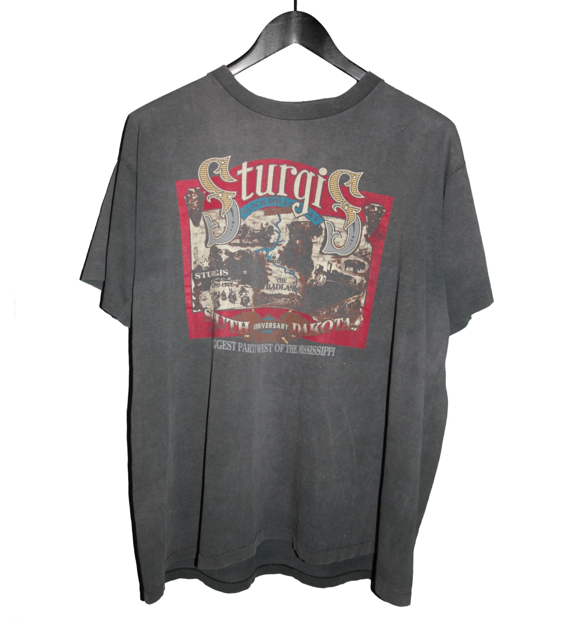 Sturgis 1995 Black Hills Rally Shirt – Faded AU