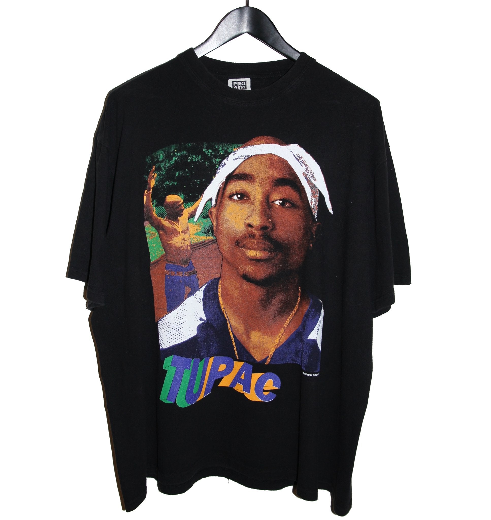 2pac vintage rap tee-