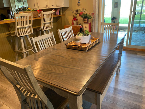 oak_wood_kitchen_table_with_leaf_storage_bench