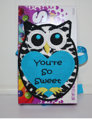 In the hoop Owl Sweet Treat Holder by SewMichelle