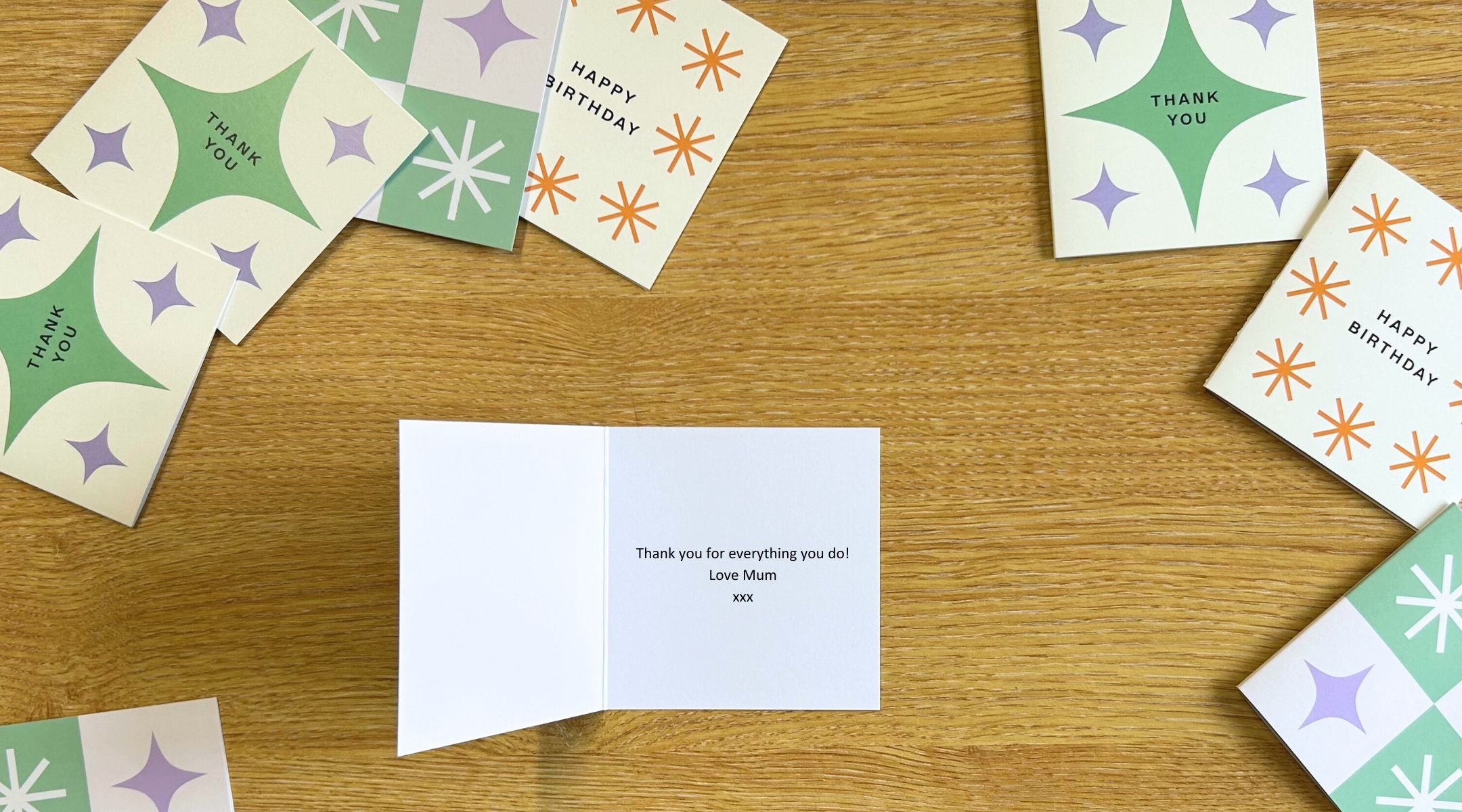 A selection of gift message cards by Harry Specters