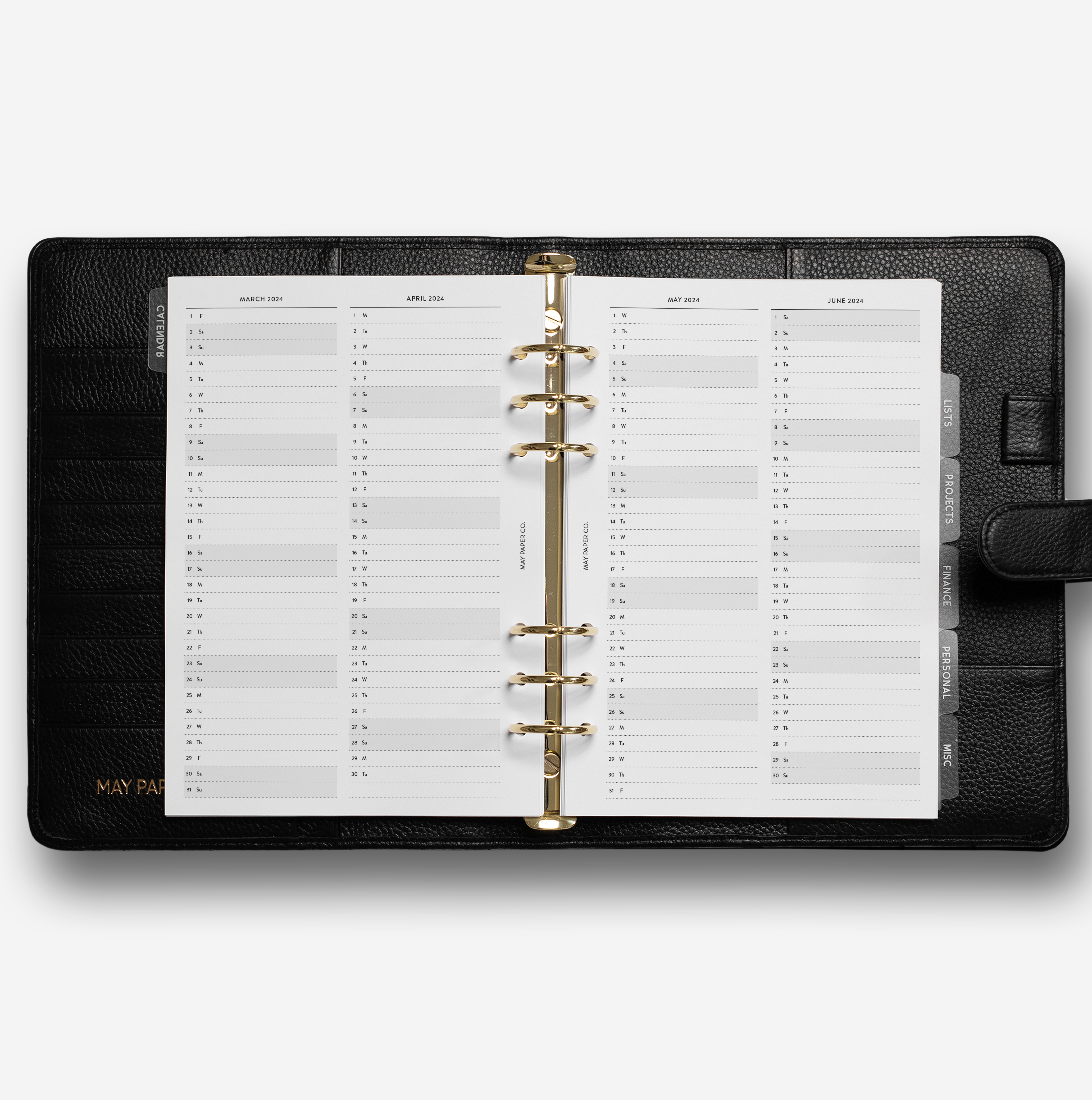 Louis Vuitton Inspired Agenda Calendar Refill Inserts & To-Do