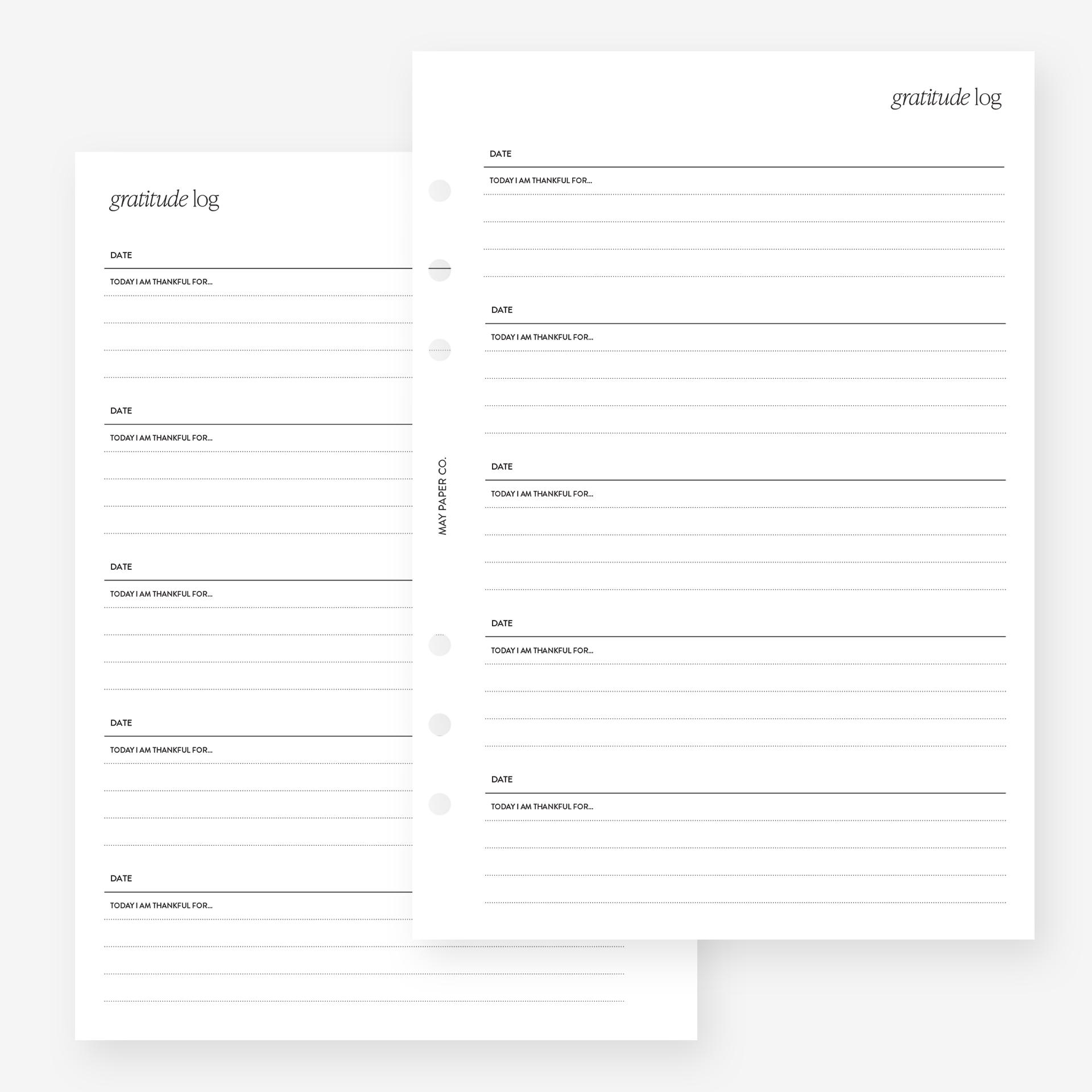 PRINTABLE 2024 WEEKLY WO2P Vertical Border Lined