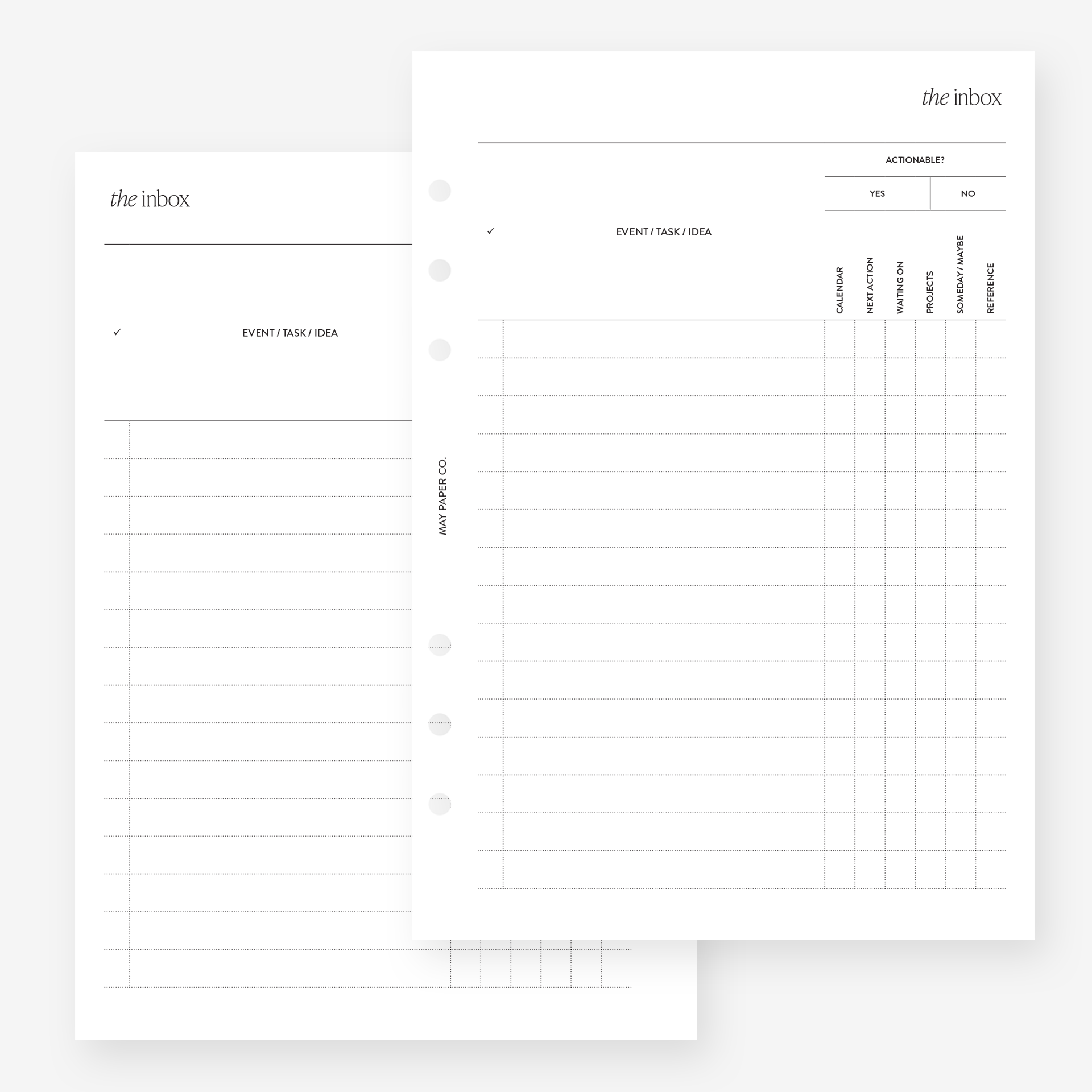 Printable Daily Work Planner Insert - 8Lotus