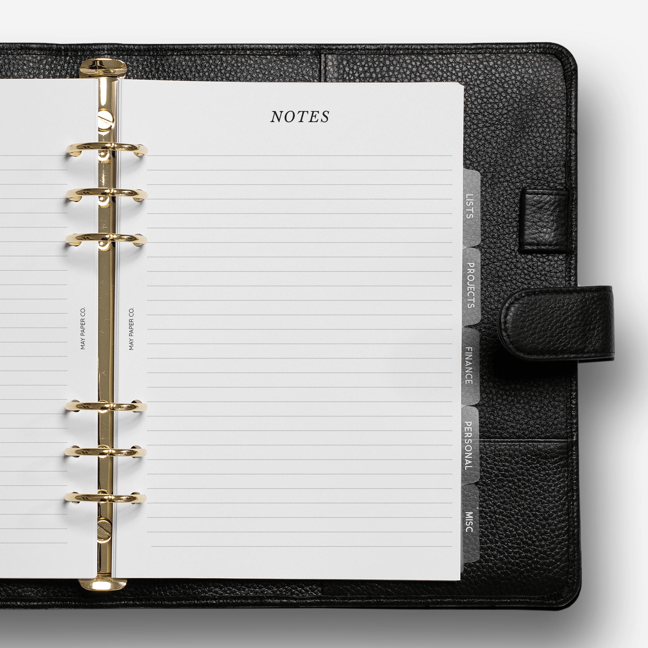 LV PM Agenda Inserts  Minimal Goal Planner Pack