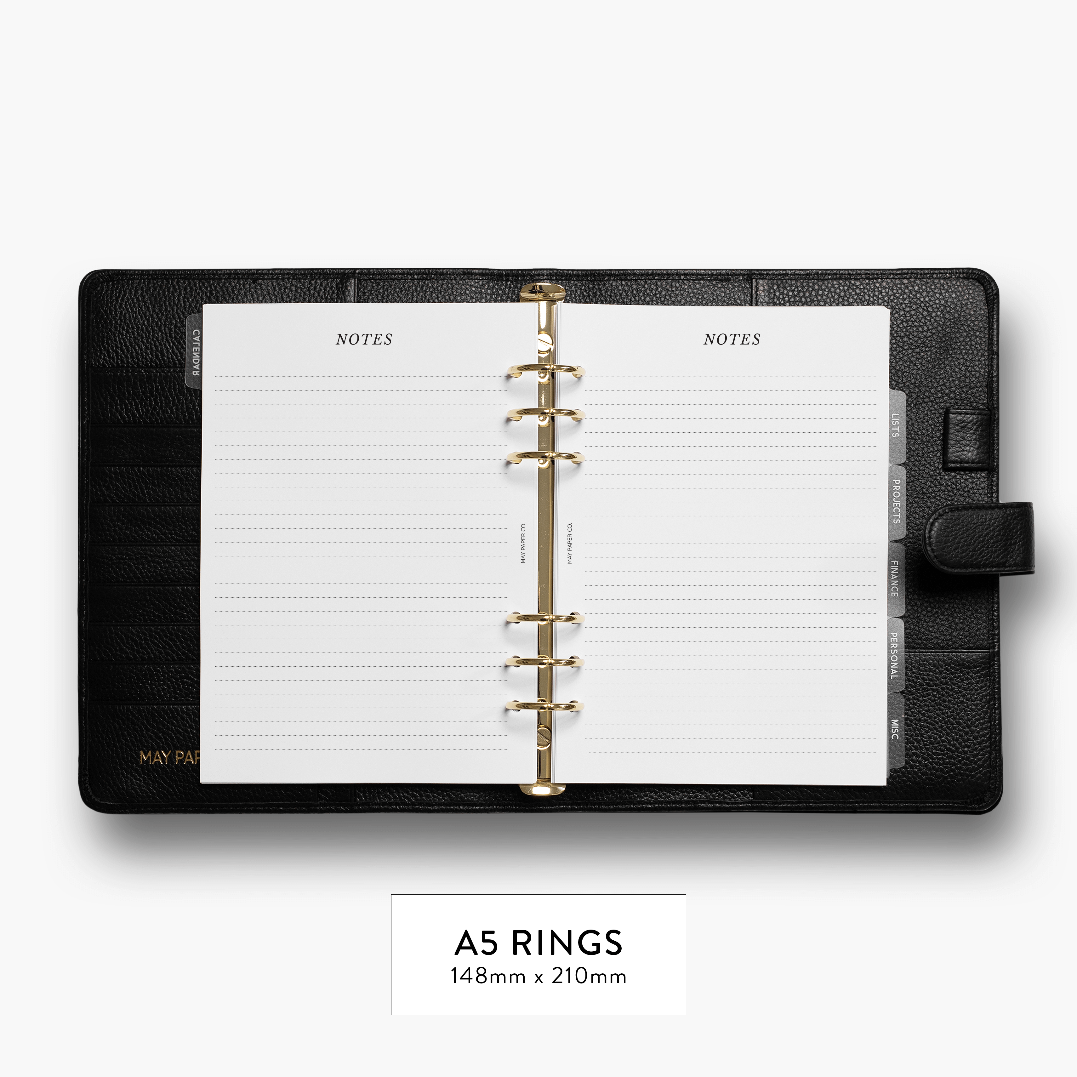 A5 Planner Setup in My Louis Vuitton GM Agenda 