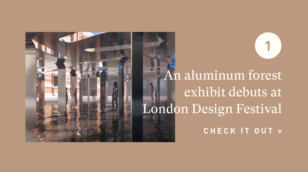 Aluminum Exhibit Debuting at London Design Festival