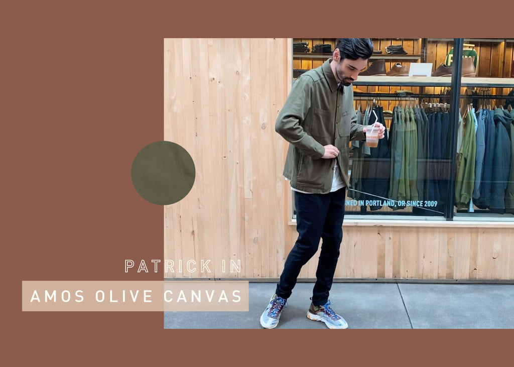 Amos Olive Canvas