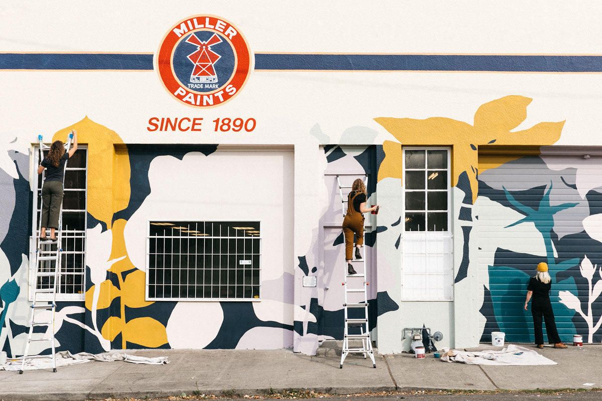 Portland Mural Art Miller Paint 150 Anniversary