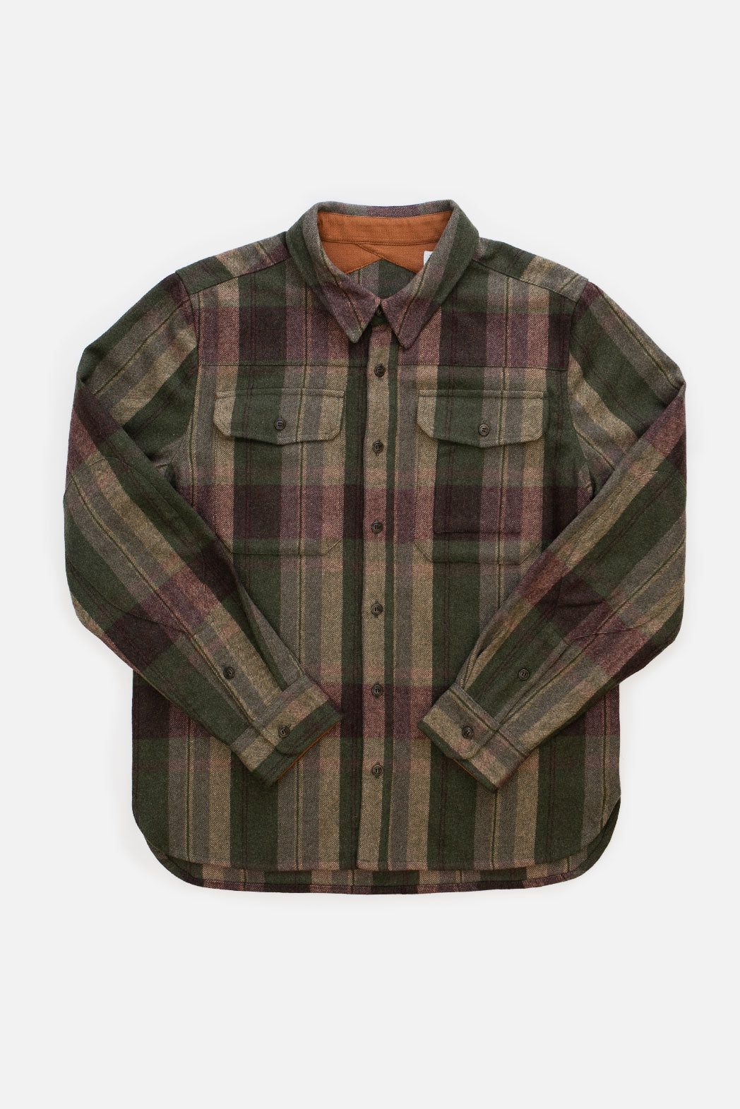 Men's Fleece-Lined Flannel Shirt, Traditional Fit Dark Russet Xxxl, Polyester Flannel | L.L.Bean