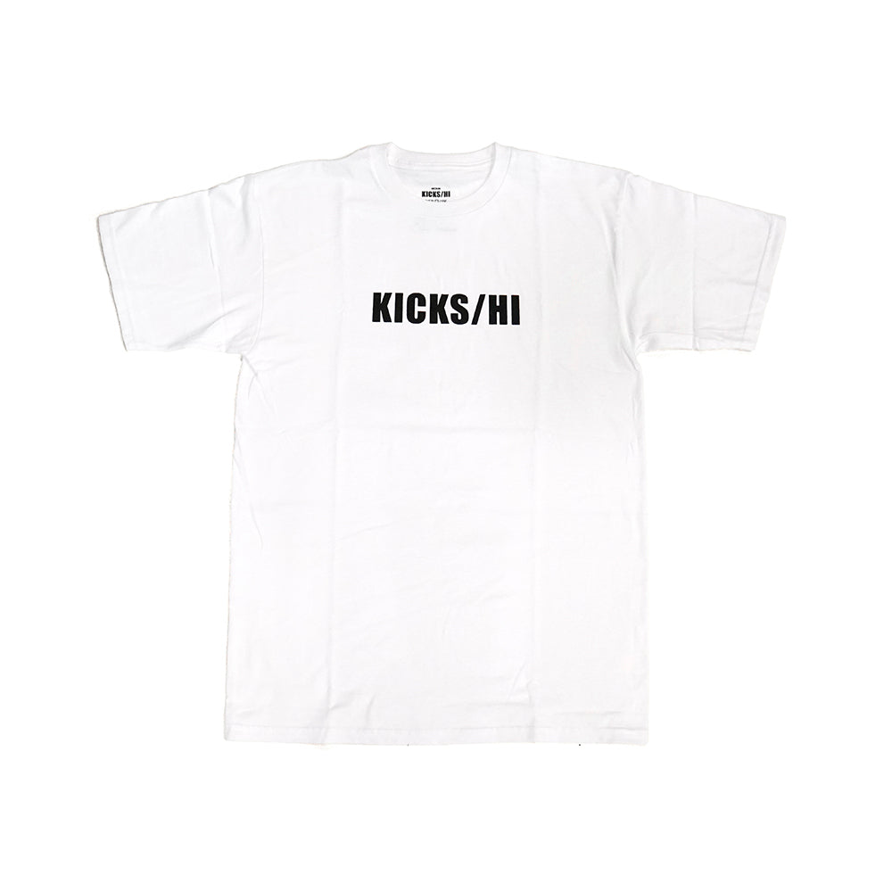 KICKS/HI<BR>SPRING '20<BR>'STANDARD LOGO' TEE (WHITE)