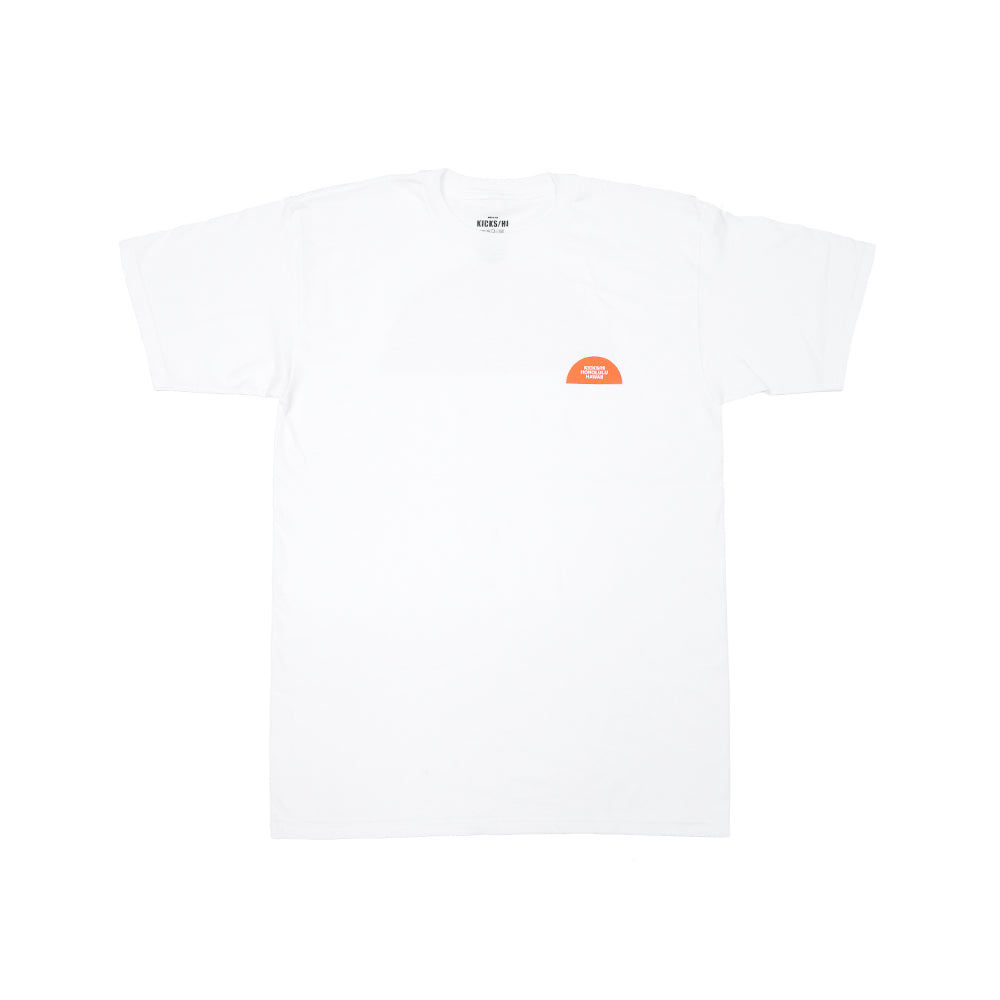 KICKS/HI<BR>SPRING '20<BR>'SUNRISE' TEE (WHITE)