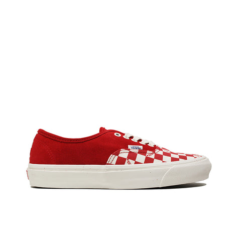 Vans Vault Og Authentic Lx Suede Canvas Checker Red Kicks Hawaii - skate pants checkered vans shoes roblox