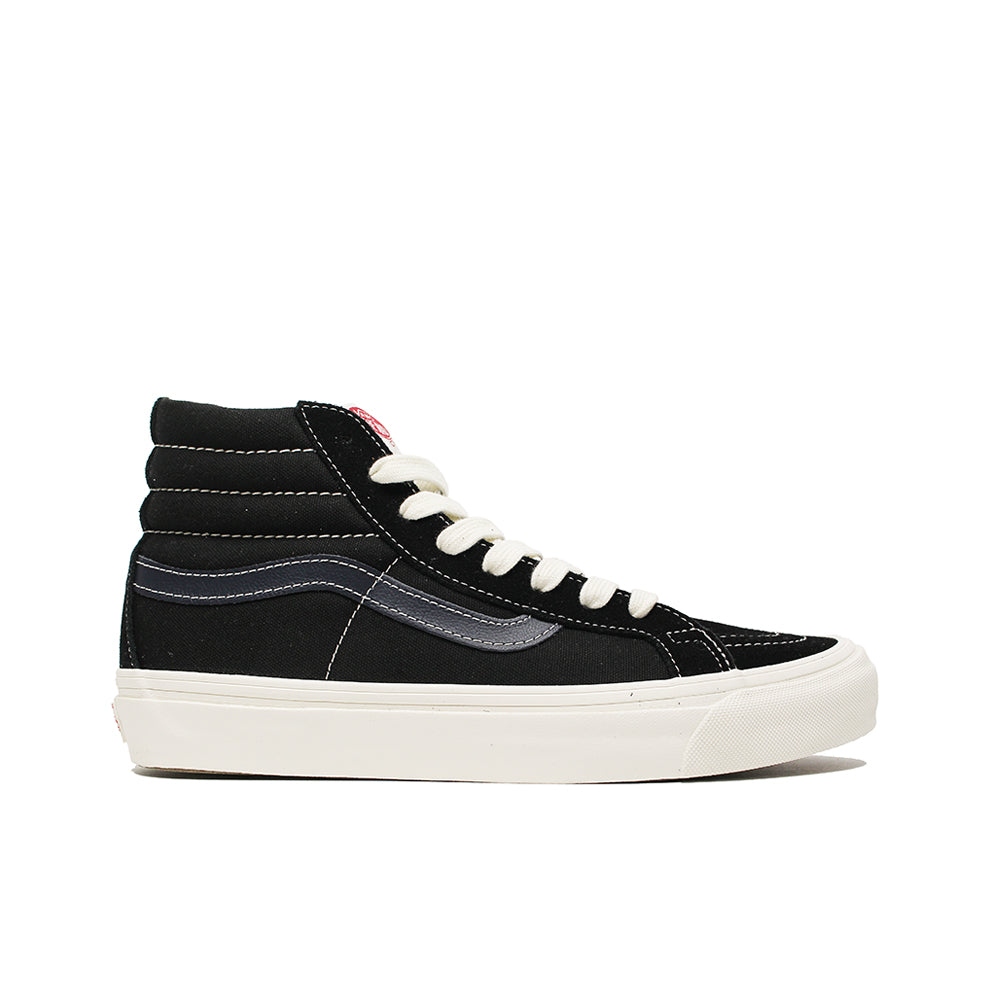 vans sk8 hi black and blue