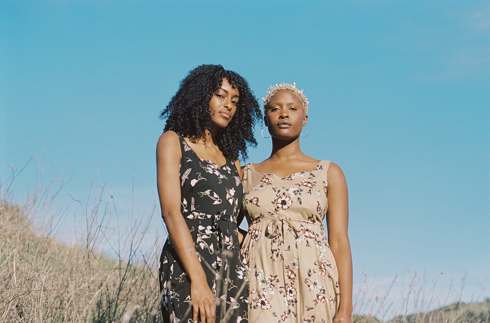 wrap dresses in florals 