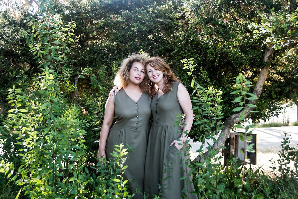 green linen ever dress plus size 