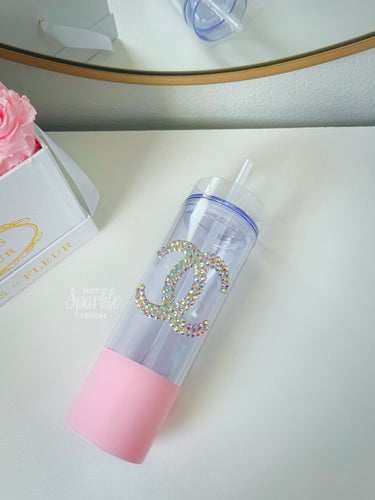 Louis Vuitton Pastel Glitter Tumbler – Non-Stop Glitter Shop