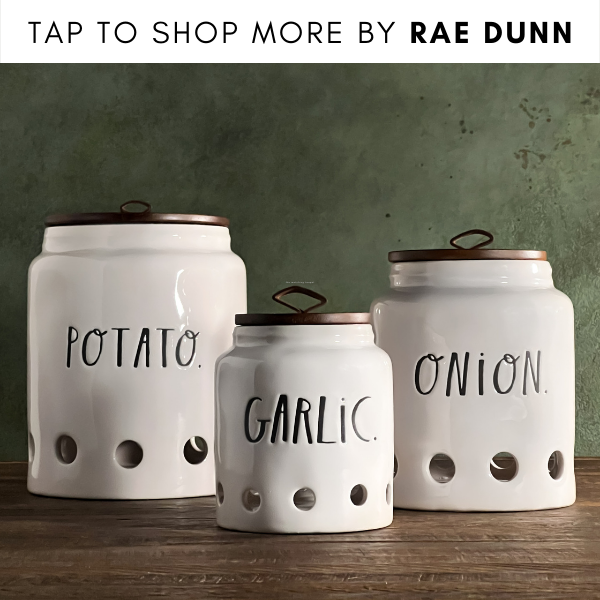 Tap to shop our Rae Dunn Collection at California Englished