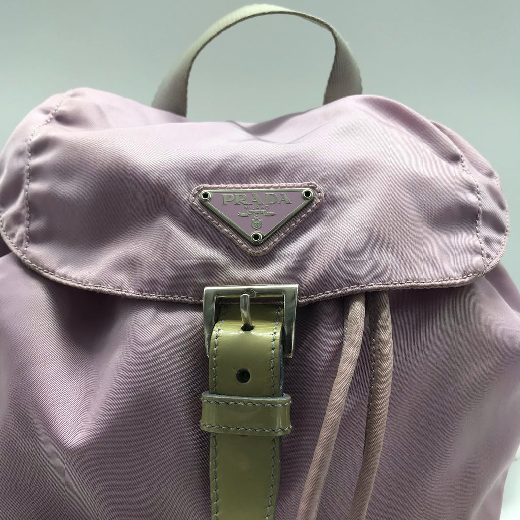 Prada Nylon Backpack In Baby Pink Color – Rad Treasures