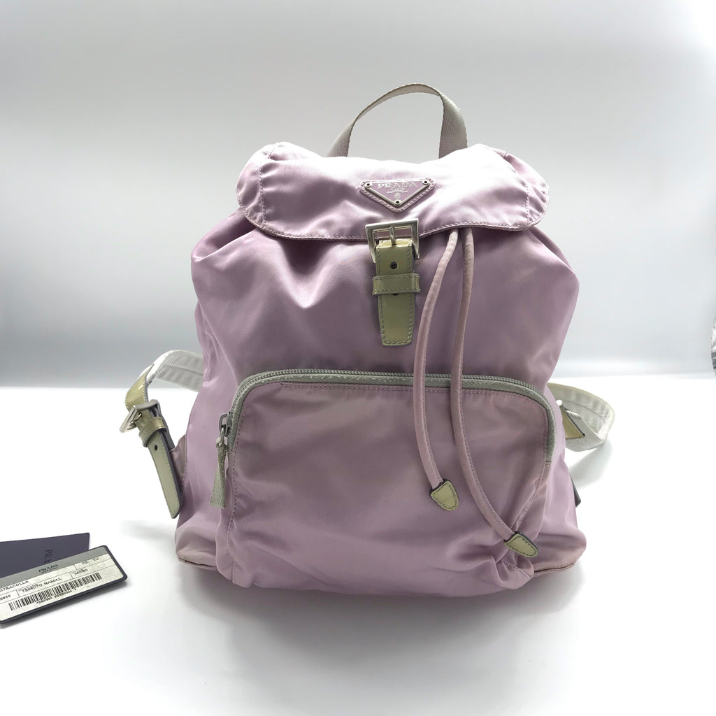 Prada Nylon Backpack In Baby Pink Color – Rad Treasures