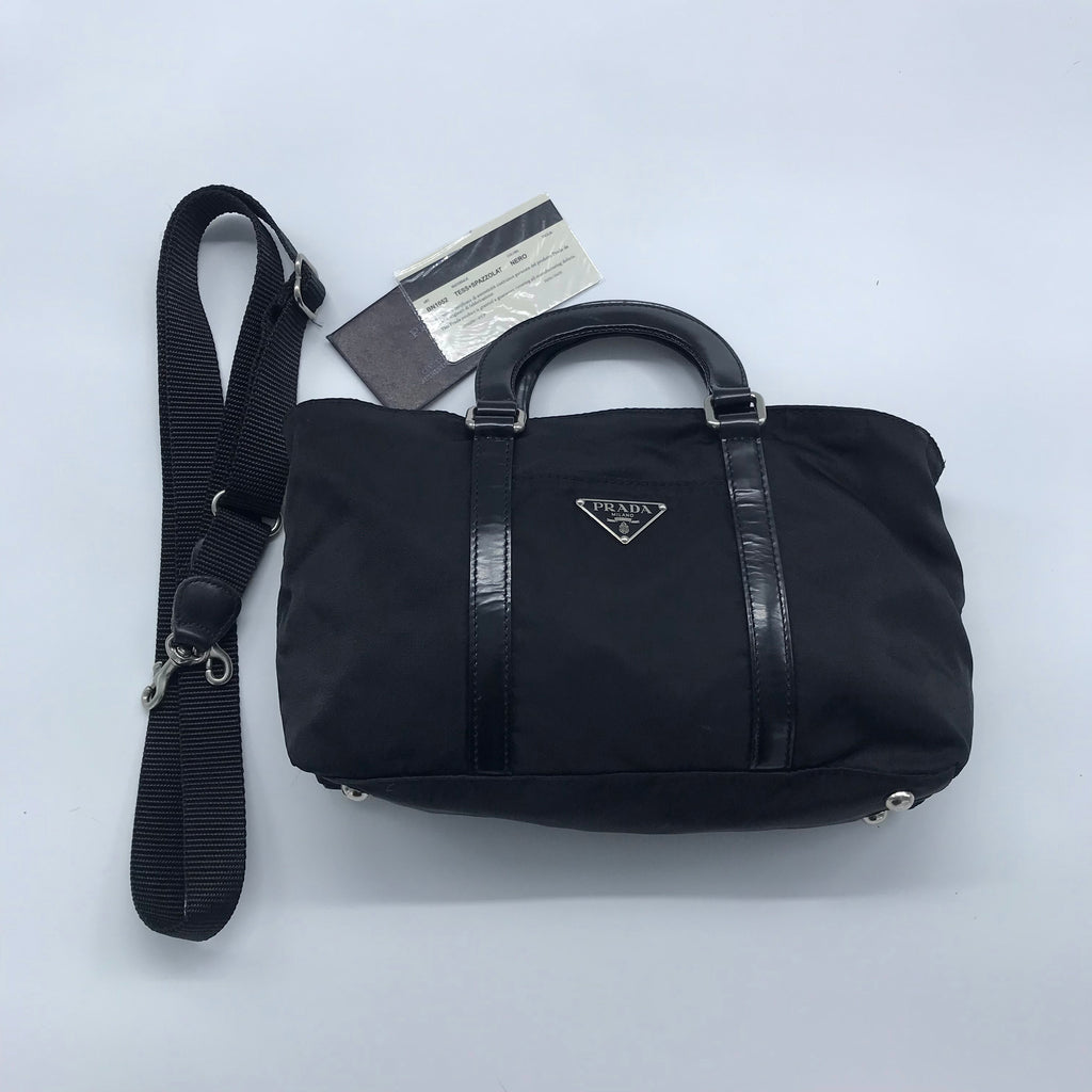 prada nylon two way bag