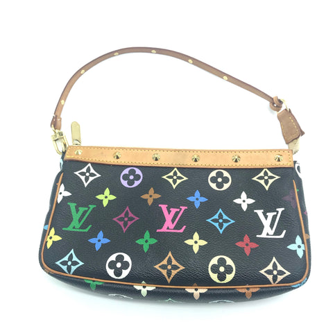 Louis Vuitton Murakami Multicolor Pochette In Black – Rad Treasures