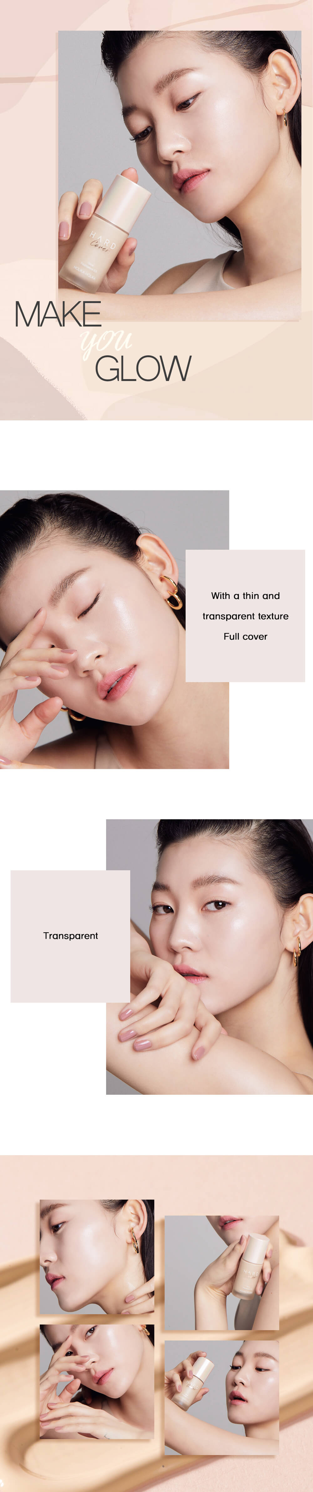 Dewy Foundation | Hard Cover Glow Foundation EX