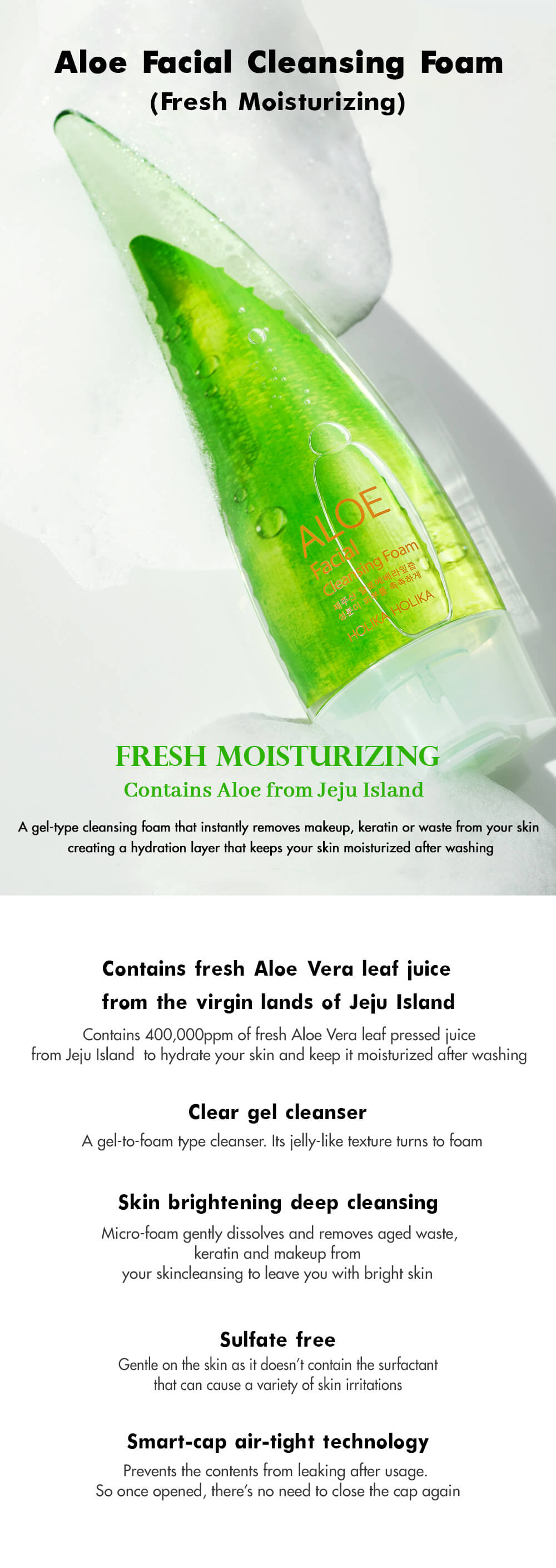 Sabun Cuci Muka | Aloe Facial Cleansing Foam