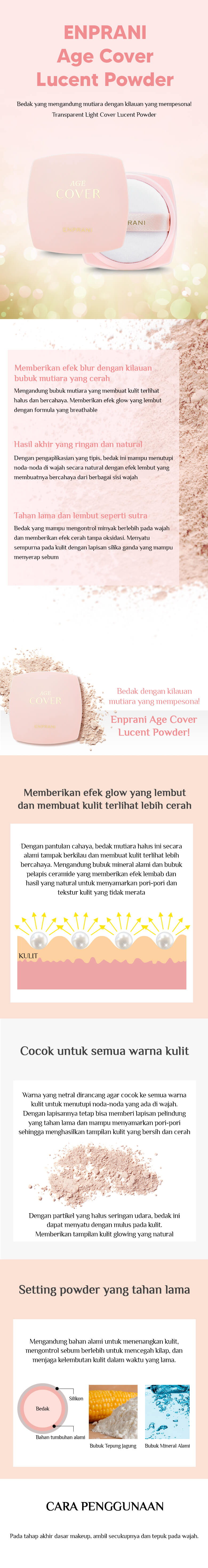 Age Cover Lucent Powder | Bedak Tabur Anti Aging