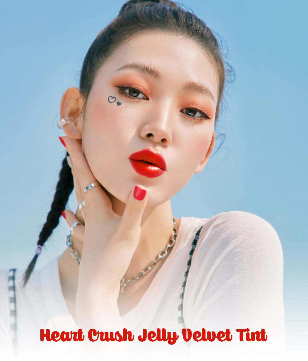 Heart Crush Jelly Velvet Tint | Semi Matte Lip Tint