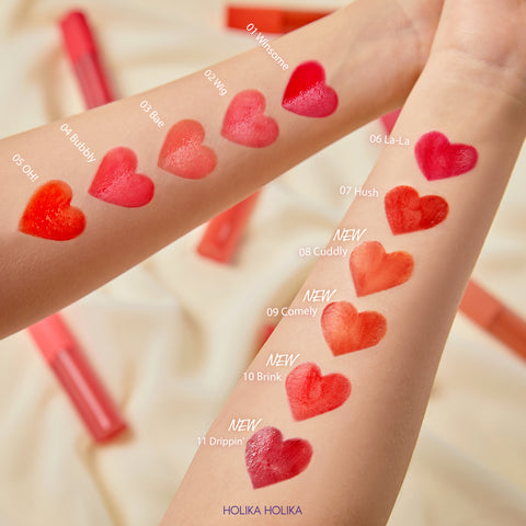 Holika Holika Heart Crush Glow Tint Air all shades