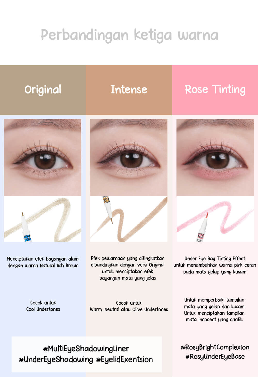 Holi Pop Double Eyelid Liner | Aegyosal Liner