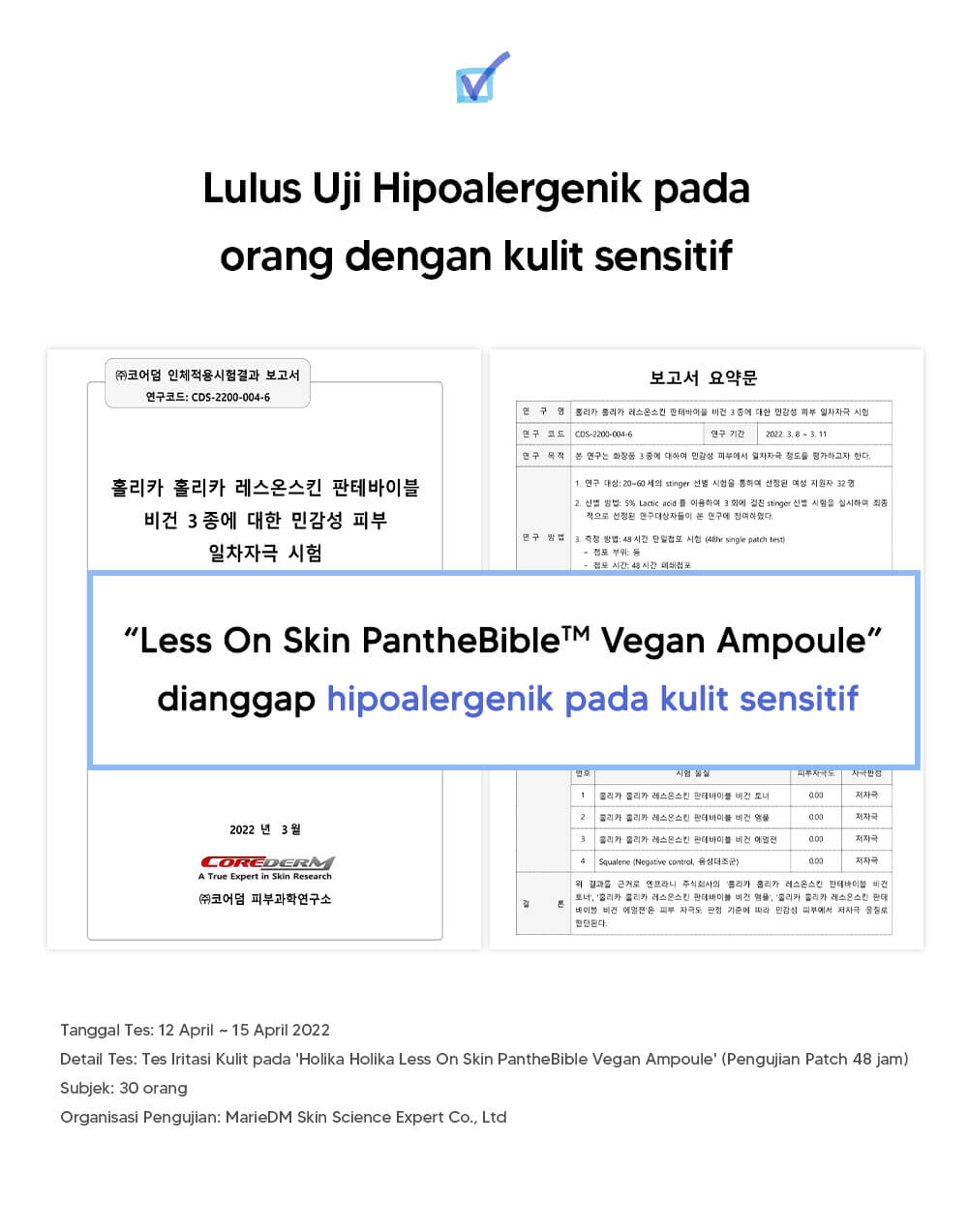 Less on Skin PantheBible Vegan Ampoule | Skin Barrier Serum