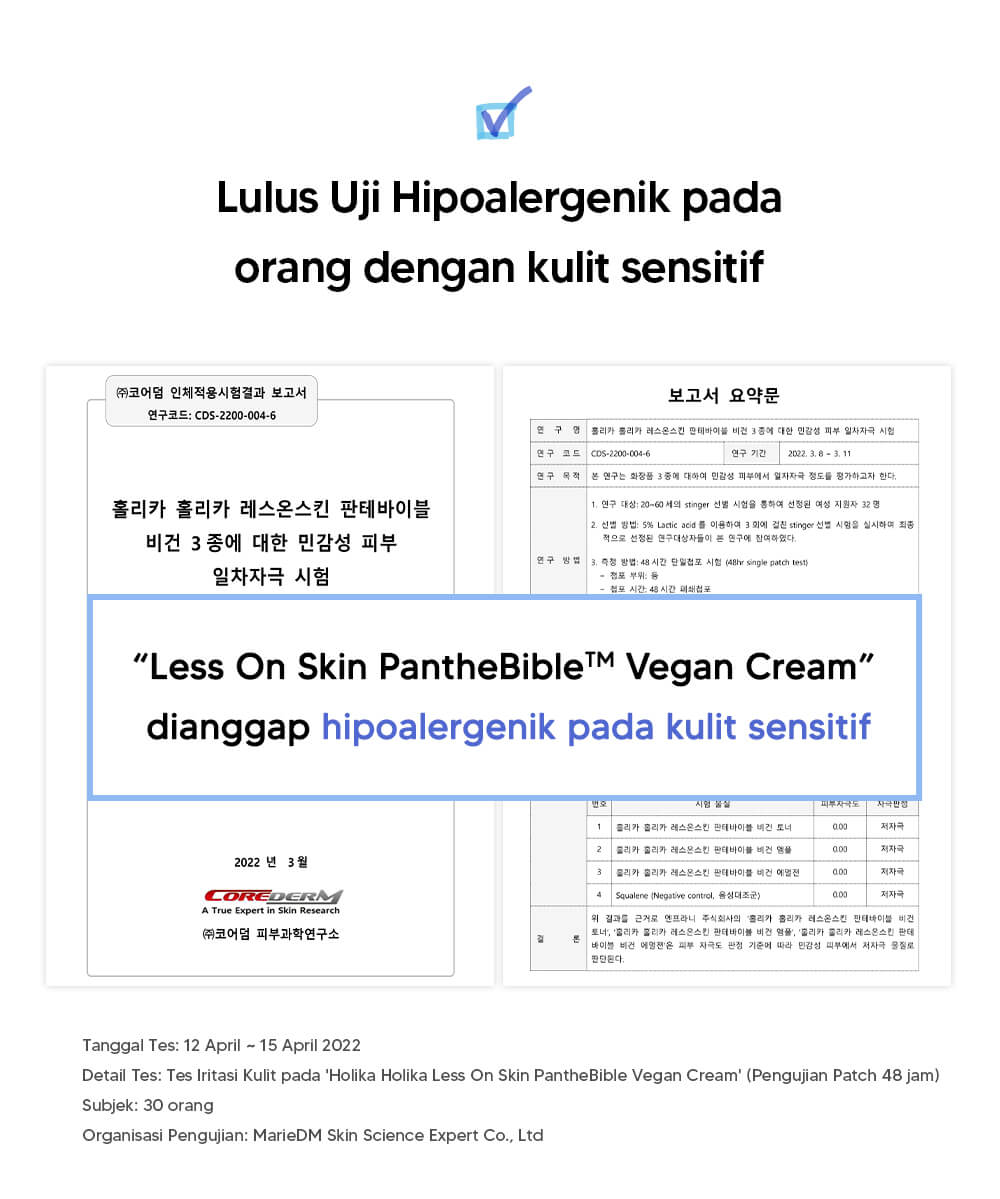 Less on Skin PantheBible Vegan Cream | Skin Barrier Moisturizer
